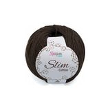 Spagettiyarn Kahverengi Slim Cotton İp