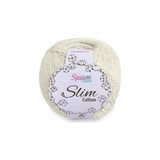 Spagettiyarn Şeker Beyaz Slim Cotton İp