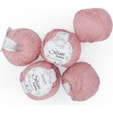 Spagettiyarn Yavruağzı Slim Cotton Ip - 5'li Set