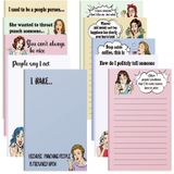 Spakon 10 Paket Komik Not Defterleri 5x7 İnç Alaycı Kendinden Yapışkanlı Not Defterleri Yenilik Not Defterleri Sevimli Not Defterleri Çalışan Takdir Malzemeleri için İş Arkadaşı Hediyeleri (Komik Stil