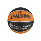 SPALDING 7 Numara Tf150 Varsity Euroleague Kauçuk 7 No Basketbol Topu Tek Ebat FIBA Turuncu Pompa dahil deği