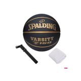 Spaldıng Basketbol Topu Varsity Black Gold Tf-150 Size:6+ Pompa + Havlu Bileklik