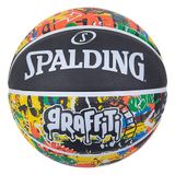 Spalding Grafiti Serisi - Gökkuşağı - Basketbol topu - Boyut 7 - Basketbol - Sertifikalı top - Malzeme: Kauçuk - Dış Mekan - Kaymaz - Mükemmel kavrama