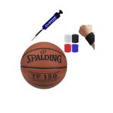SPALDING Tf-150 Basketbol Topu No: 6 Numara + Pompa + Havlu Bileklik