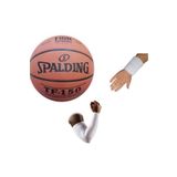 SPALDING Tf-150 Basketbol Topu Perform Size 6 Fıba Logolu+basketbol Dirsekliği+havlu Bileklik