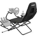 Spardox DX10 Katlanabilir Yarış Simülatörü Kokpiti - Siyah
