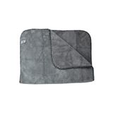 Spark (1 Adet) 2316 Mikrofiber Peluş Oto Kurulama ve Temizlik Bezi Büyük Boy 60X90 Cm. Gri