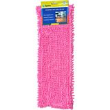 Spark 1050 (4' Lü) Nemli Makarna Mop Ucu Mikrofiber Şönil Paspas Yedeği 50 Cm. Mavi - (4 Adet) - Pembe