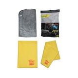 Spark 2316 Peluş Oto Kurulama Bezi Ve Polikur 3224 Mikrofiber Güderi Oto Kurulama Bezi 2'li Set