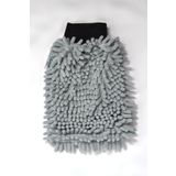 Spark 7050 Mikrofiber Şönil 16x24 cm Gri Oto Temizlik ve Kurulama Eldiveni