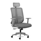 Spark Fine Ofis Sandalyesi Sırt Ergonomik Çalışma Koltuğu (Gri)
