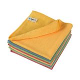 Spark Mikrofiber Genel Temizlik Toz ve Cam Bezi 40 x 40 cm x 8 Adet 2308 - Renkli