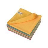 Spark Mikrofiber Kadife Dokulu Genel Temizlik Bezi Çok Renkli 4 Adet 40 x 40 CM 60 G