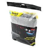 Spark MP2316 Mikrofiber Kurulama Bezi Gri 60X90 cm Ekstra Geniş ve Yüksek Emici Profesyonel Havlu