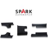 Spark Oto Aksesuar Dacia Duster 2018-2024 Yıl Aralığı Uyumlu Iç Trim 5 Parça - Spark Automotive - 0 - Siyah