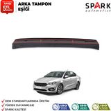 Spark Oto Aksesuar Fiat Egea 2015- Yılı ve Sonrası Uyumlu Arka Tampon Eşiği Parlak - Spark Automotive - 0 - Siyah