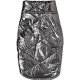 Sparkling Grey Küçük Irk Köpek Puffer Yelek - Metalik Gri - XS