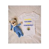 SPARKLY BABY ORGANİK %100 PAMUKLU %50 ANNE %50 BABA BASKILI Bebek Body Çıtçıtlı Badi