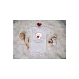 SPARKLY BABY ORGANİK %100 PAMUKLU BENİ ÖPEBİLİRSİN BASKILI Bebek Body Çıtçıtlı Badi