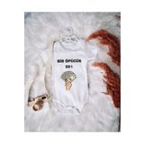 SPARKLY BABY ORGANİK %100 PAMUKLU ÖPÜCÜK 50 TL BASKILI Bebek Body Çıtçıtlı Badi
