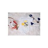 SPARKLY BABY ORGANİK %100 PAMUKLU TEYZEM HALLEDER BASKILI Bebek Body Çıtçıtlı Badi