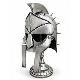Spartalı Gladyatör Miğferi Biblosu - Metal - 45x20 cm Dekoratif Obje