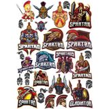 Spartalı Savaşçı Sticker Set 1 20 Parça Telefon, Tablet, Defter, Laptop Sticker