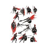 Spartalı Sticker Set 2 20 Parça Telefon, Tablet, Defter, Laptop Sticker