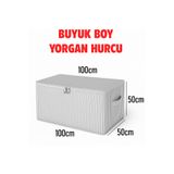 Spartek home textile 1 - Adet ANTRASİT Çizgili Maxi Büyük Boy Yastık, Yorgan , Döşek Hurcu Desenli 100X50