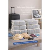 Spartek home textile 6 Parça çizgili 1.Kalite - Bavul Ve Valiz Organizer Seyehat Seti Filesiz desenli–Hurç veÇanta Takımı