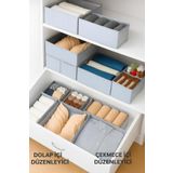Spartek home textile 6'lı puantiye desenli - Çekmece Dolap içi Düzenleyici Kutu
