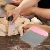 Spatula Hamur Kesici, Çelik Hamur Kazıyıcı Pratik Bir Şekilde kesici