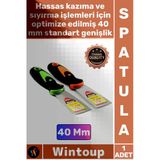 #Spatula Paslanmaz Çelik Boya Alçı Kazıma Sıva Ekipmanı Profesyonel Fiber Saplı Metal Spatula 40 Mm