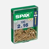 Spax Sarı 2x16 mm Havşa Vida