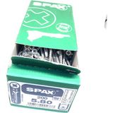Spax Sunta Vidası 5.0X80 Galv Kaplama (1Pk:200 Ad) - 5 x 80 mm