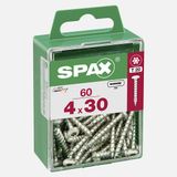 Spax Yuvarlak Başlı 4x30 mm Galvaniz