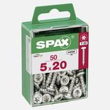 Spax Yuvarlak Başlı 5x20 mm Galvaniz