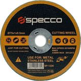 Specco SP-1220 75X1X9.5 mm Metal ve Paslanmaz Çelik Inox Kesici Taş (10'lu Paket)