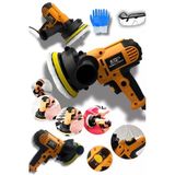 Spech Power 6 Kademe Ayarlı Motor Korumalı Dikey Polisaj Halı Koltuk Yıkama Pasta Cila Makinesi