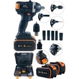 Spech Power Alman 128V 12 Ah Kömürsüz Tam Motor Profesyonel Torklu Somun Sökme Vidalama Matkap