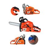 Spech Power Amerikan 11 Hp 62 Cc Çift Egzozlu Magnezyum Iç Gövde Benzinli Dal Odun Ağaç Kesme Hızar Ağaç Motoru