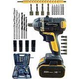 Spech Power Amerikan 512 Vf 20 Ah Akülü Somun Bijon Sökme Sıkma Makinası - Kömürsüz Motor Bijon Sökme