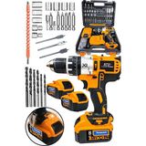 Spech Power Amerikan Lion-Xr 58 V 8 Ah Darbeli Çelik Şanzuman Bakır Sargılı 2 Akülü Profesyonel Vidalama