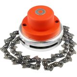 Spech Power Canavar Başlık 26 mm Çap 9 Diş Zincir Uçlu Bıçkı Benzinli Motorlu Tırpan Aparat