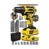 Spech Power Teknoloji Darbeli X-Titan Motor 27 Pcs Setli Çelik Şanjuman 2x Akülü Şarjlı Akülü Vidalama Matkap