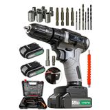 Spech Power Usa 58 Vf 12 Ah Bakır Sargılı Motor Çelik Şanzuman 2 Akülü Matkap Şarjlı Vidalama Matkap