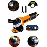 Spech Power Ws-96T 1000 Watt Metal Şanzuman Çift Bakır Sargı Avuç Içi Taşlama Demir Metal Kesme Makinası 5Taş