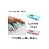 Special Action 1 Adet Bas Parmak Silikon Buz Kalıbı 12 Bölmeli Buz Kalıbı Silikon Buzluk Buz Küpü