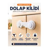 Special Action Bebek Güvenlik Dolap Kilidi | Yapışkanlı, Delmeden Takılan Çok Amaçlı Çocuk Koruma Kilidi