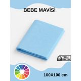Special Action Metrelik Ince Keçe Kumaş Keçe 1 mm Aktivite Keçesi Renkli Keçe El Işi Keçesi 1 Metre (100CMX100CM) - Bebe Mavi